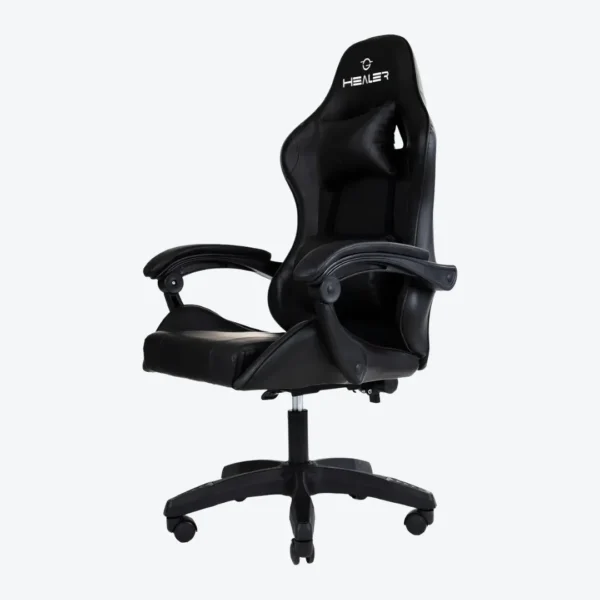 _cadeira01 Cadeira Gamer Wells Preta Healer