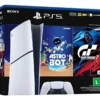 Caixa do PlayStation 5 Edição Digital com Astrobot e GranTurismo 7